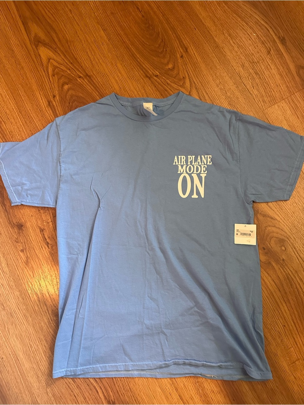 Altar'd State Light Blue 'Air Plane Mode ON' Short Sleeve Tee